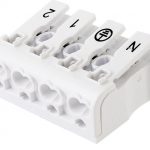 КСПнз4-2L+N+PE, 16 A, с монтажной ножкой и заземлением под винт TDM