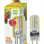 Лампа светодиодная СД LED-JCD-STD 2ВТ 230В GY6,35 3000К 180ЛМ ASD