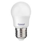 Лампа светодиодная General Стандарт GLDEN-G45F-8-230-E27-6500, 640200, Е-27, 6500 К