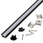 Профиль General GAL-GLS-2000-7-22-B, черный, 2 м, 523120