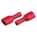 Разъем GRIF-1,25-5,6 РпИмп 1,25-5-0,8 плоский изолированный "мама" красный