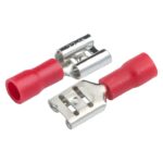 Разъем GRIM-1,25-5,6 РпИм 1,25-5-0,8 плоский "мама" красный