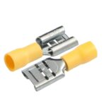 Разъем GRIM-5,5-7,4 РпИм 5,5-6-0,8 плоский "мама" желтый