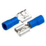 Разъем плоский General РпИм GRIM-2-5,6-50 "мама" 2-5-0,8, синий, 50 штук, 476228