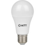 Лампа светодиодная HiTT-PL-A60-27-230-E27-4000, 1010017, E27, 4000 К