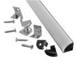 Профиль General GAL-GLS-1000-16-16-B, 522720, угловой, черный