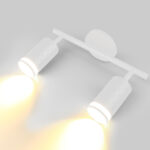 Спот на основании GWL-2GU10-M-IP20 Двойной Белый Кирпич