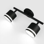 Спот на основании GWL-2GX53-M-IP20 Двойной Черный Башня