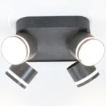 Спот на основании GWL-4GX53-M-IP20 Четверной Бетон Вихрь