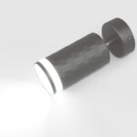 Спот на основании GWL-GU10-M-IP20 Одинарный Графит Кирпич