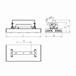 Промышленный светодиодный светильник ДСП15-160-441 Kosmos EM1 750
