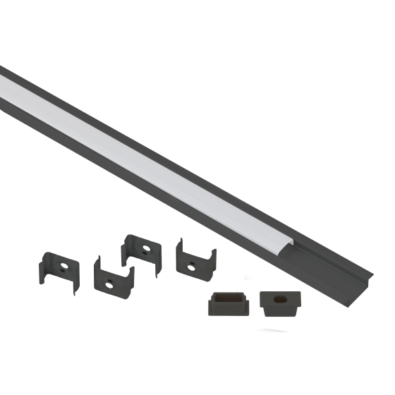 Купить оптом недорого Комплект с врезным анодированным профилем ЭРА 2206B 22х6мм