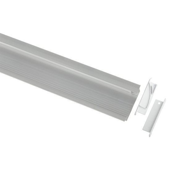 Купить оптом недорого Комплект с врезным анодированным профилем ЭРА 6814 68х14мм 2м