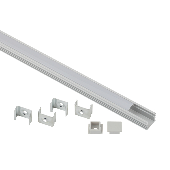 Купить оптом недорого Комплект с накладным анодированным профилем ЭРА 1612 16х12мм