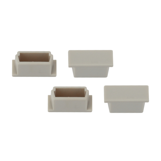 Купить оптом недорого Набор заглушек ЭРА 1506-3A для профиля CAB262 4шт глухие