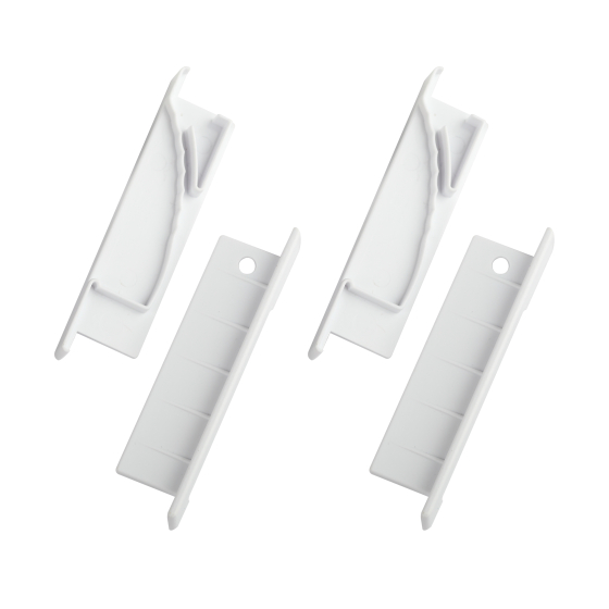 Купить оптом недорого Набор заглушек ЭРА 6814-3 для профиля 6814 2шт глухие 2шт с отверстием