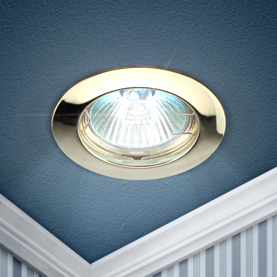 Купить оптом недорого KL1 GD Светильник ЭРА литой простой MR16