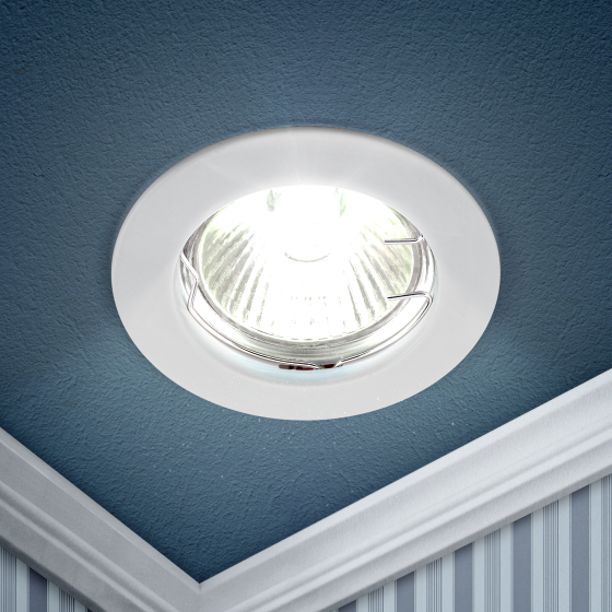 Купить оптом недорого KL1 WH Светильник ЭРА литой простой MR16