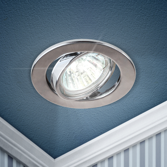 Купить оптом недорого ST2A CH Светильник ЭРА штампованный поворотный MR16