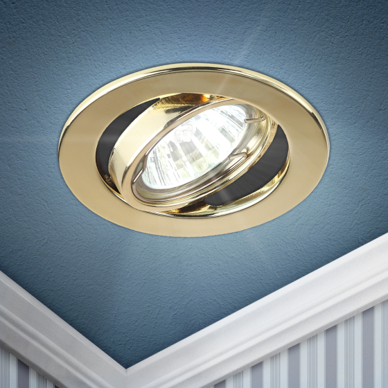 Купить оптом недорого ST2A GD Светильник ЭРА штампованный поворотный MR16