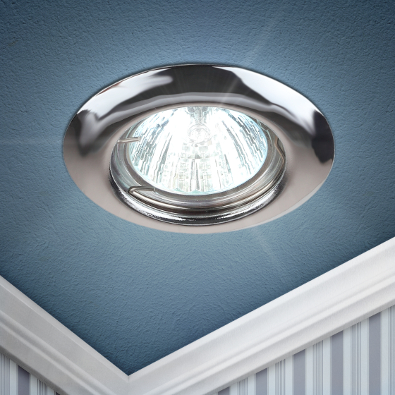 Купить оптом недорого ST3 CH Светильник ЭРА штампованный MR16