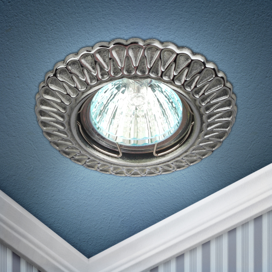 Купить оптом недорого ST4 CH/SS Светильник ЭРА штампованный MR16