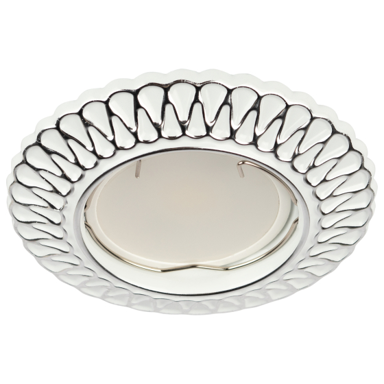 Купить оптом недорого ST4 CH/WH /1 Светильник ЭРА штампованный MR16