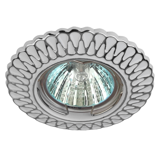 Купить оптом недорого ST4 CH/WH Светильник ЭРА штампованный MR16