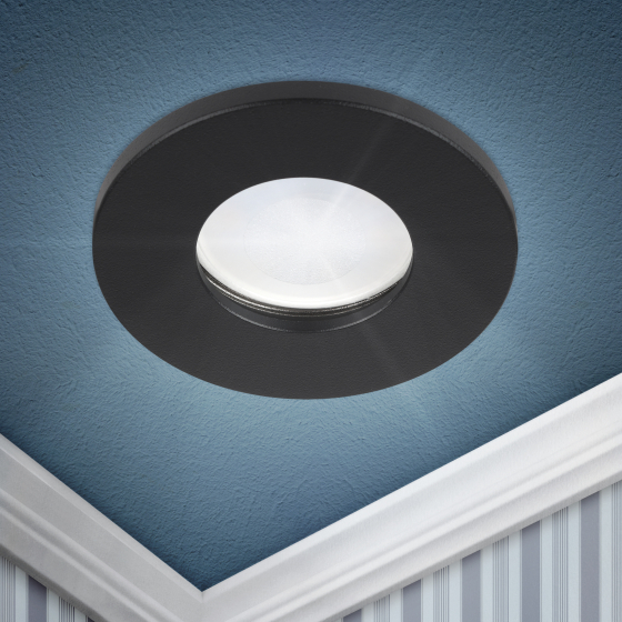 Купить оптом недорого Встраиваемый светильник влагозащищенный ЭРА WR3 BK MR16/GU5.3