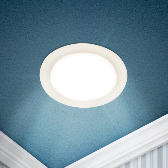 Купить оптом недорого Светильник светодиодный встраиваемый ЭРА LED 17-6-3K круглый 6Вт 3000К