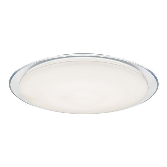 Купить оптом недорого Светильник потолочный светодиодный ЭРА Классик с ДУ SPB-6-70-RC Saturn 70Вт 3000-6500К с ДУ прозрачный кант