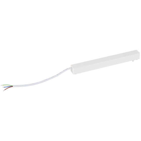 Купить оптом недорого Источник питания ЭРА TRM-S5-DR200 WH для тонкого магнитного шинопровода серии TRM-S5 200Вт белый