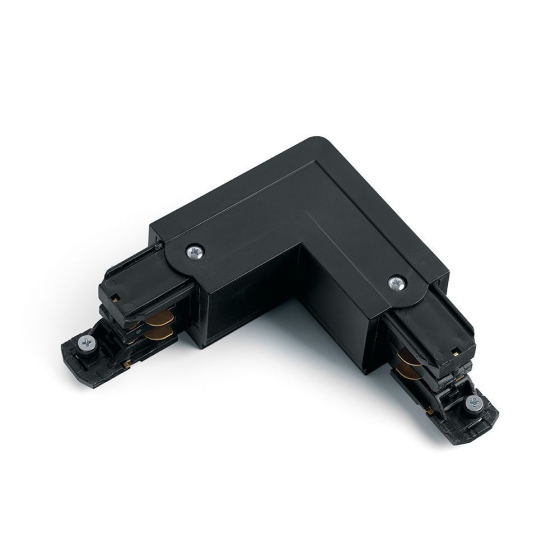 Купить оптом недорого Коннектор для трехфазного шинопровода ЭРА STR-30-B-CN-LI типа LI угловой внутренний черный