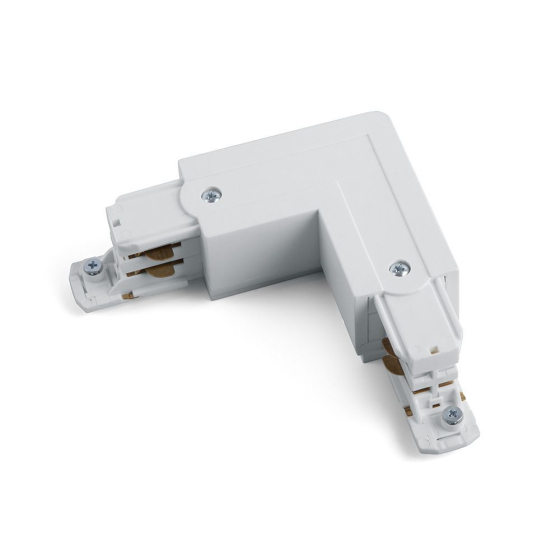 Купить оптом недорого Коннектор для трехфазного шинопровода ЭРА STR-30-W-CN-LE типа LE угловой наружный белый