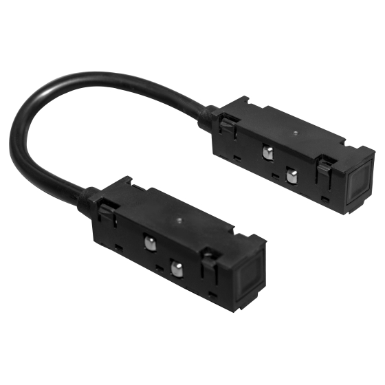 Купить оптом недорого Коннектор питания ЭРА TRM20-CPC-B угловой для магнитной трековой системы NOVA 48V черный