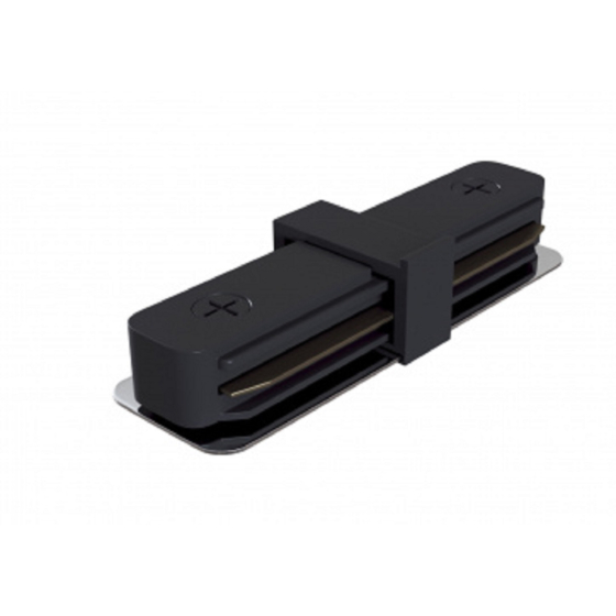 Купить оптом недорого Коннектор ЭРА TR-1PA-IC-BK прямой для однофазного шинопровода черный