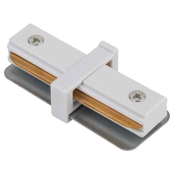 Купить оптом недорого Коннектор ЭРА TR-1PA-IC-WH прямой для однофазного шинопровода белый
