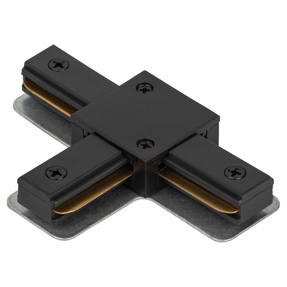 Купить оптом недорого Коннектор ЭРА TR-1PA-СT-BK T-образный для однофазного шинопровода черный