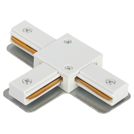 Купить оптом недорого Коннектор ЭРА TR-1PA-СT-WH T-образный для однофазного шинопровода белый