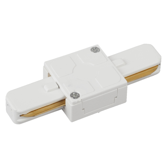 Купить оптом недорого Коннектор ЭРА TR7-C 2W I WH для однофазного шинопровода белый