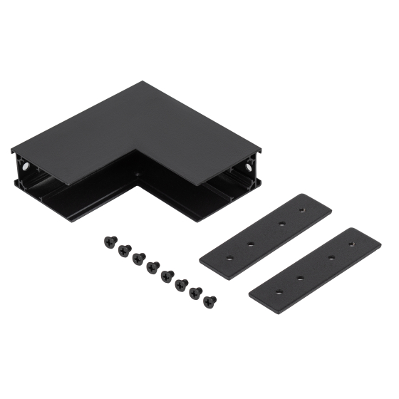 Купить оптом недорого Коннектор ЭРА TRM-S20-CI-B угловой внутренний для накладного магнитного шинопровода NOVA TRM-S20 черный