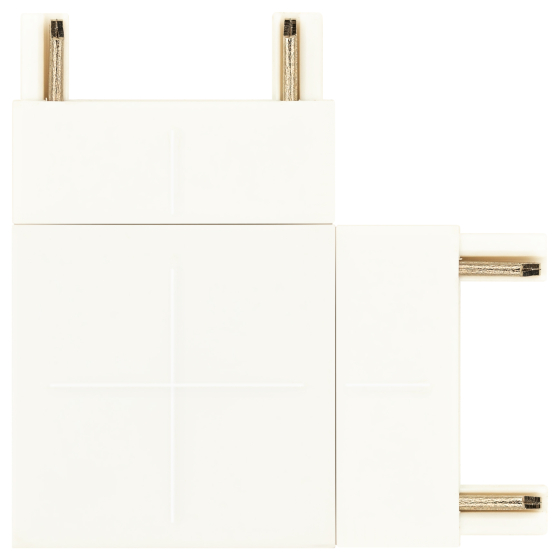 Купить оптом недорого Коннектор ЭРА TRM-S5-CC WH угловой для тонкого магнитного шинопровода белый