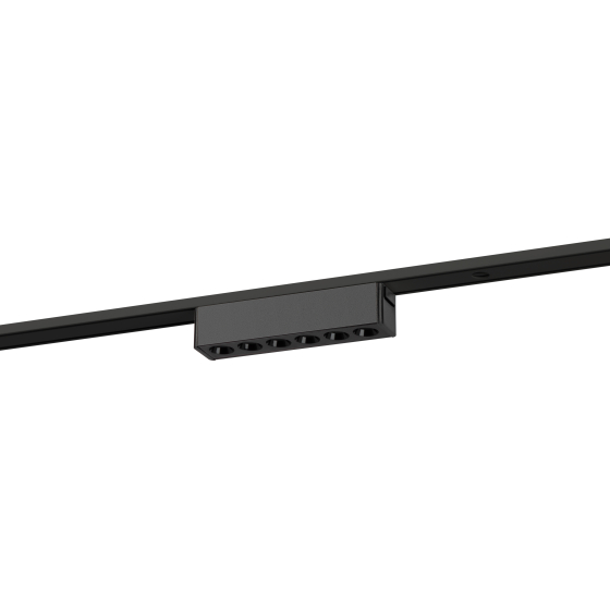 Купить оптом недорого Магнитный трековый светильник ЭРА TRM-S5-2-6W4K-BK с направленным светом для тонкой магнитной системы 6Вт 4000К черный