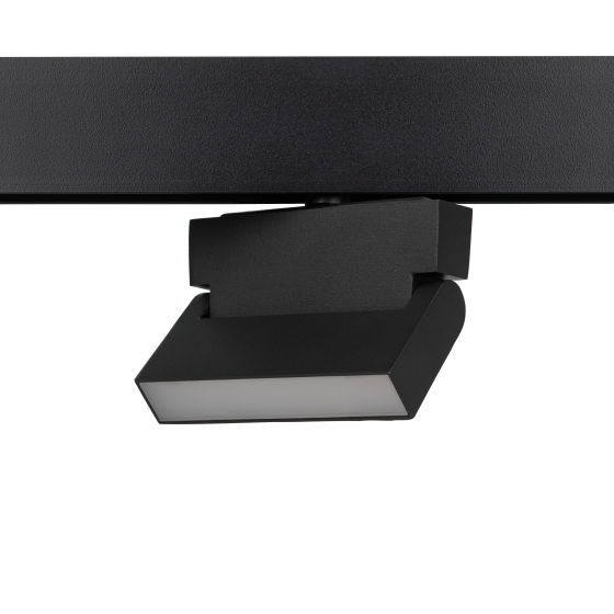 Купить оптом недорого Магнитный трековый светильник ЭРА TRM20-2-12-6W3K-B для системы NOVA 48V 6Вт 3000К заливающий свет черный