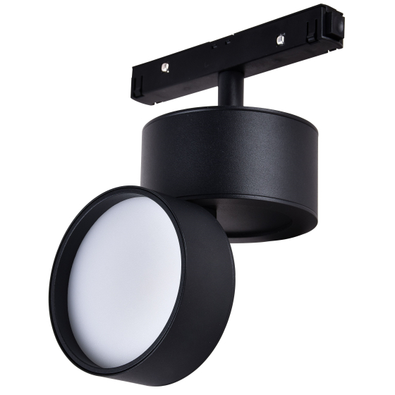 Купить оптом недорого Магнитный трековый светильник ЭРА TRM20-5-10W3K-B NOVA 48V 10Вт 3000К с направленным светом черный