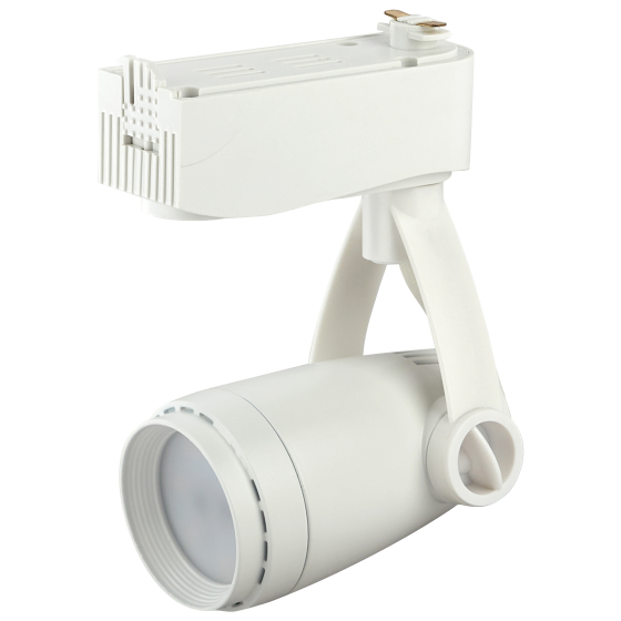 Купить оптом недорого Трековый светильник однофазный ЭРА TR12-GU10 WH под лампу MR16 белый