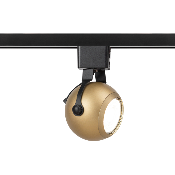 Купить оптом недорого Трековый светильник однофазный ЭРА TR35-GU10 MG под лампу MR16 матовое золото