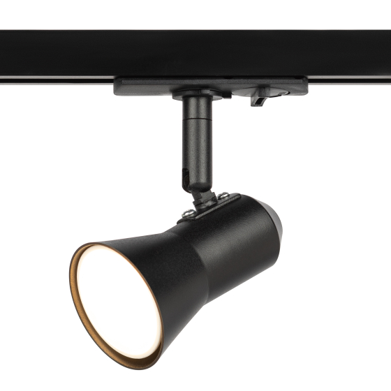 Купить оптом недорого Трековый светильник однофазный ЭРА TR37-GU10 BK под лампу MR16 черный