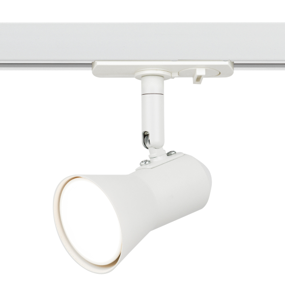 Купить оптом недорого Трековый светильник однофазный ЭРА TR37-GU10 WH под лампу MR16 белый