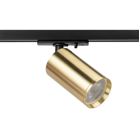 Купить оптом недорого Трековый светильник однофазный ЭРА TR39-GU10 BS под лампу MR16 латунь